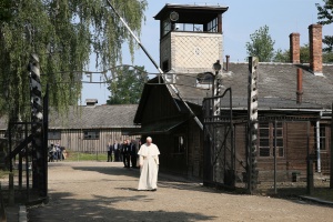 papież franciszek w auschwitz